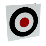 Щит для метания ZSO навесной на шведскую стенку 70 х 70 мм., фанера